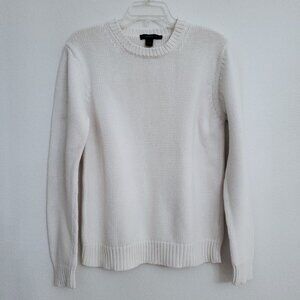 Club Monaco White Crew Neck Sweater